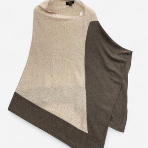 Charter Club Cashmere Women's Two Tone Cape Poncho Wrap One Size